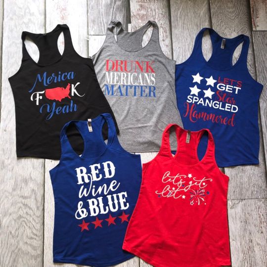 4th of July Shirt Women, july 4th tank
