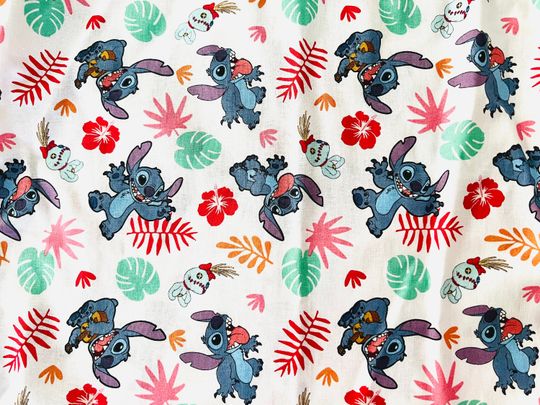 Lilo and Stitch Aloha Hawaiian button up shirt