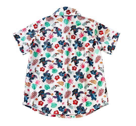 Lilo and Stitch Aloha Hawaiian button up shirt