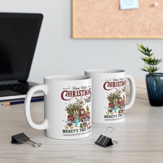 Cute Disney Christmas Mug, Christmas Mickey