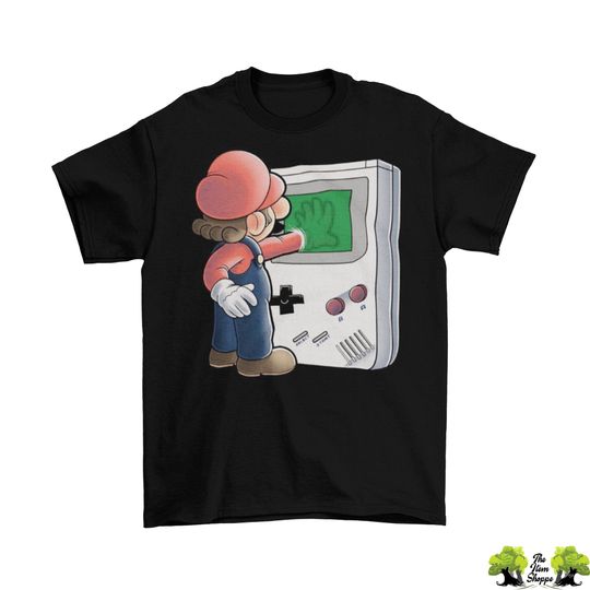 Nintendo Super Mario Brothers Gameboy T-Shirt Unisex Cotton Video Game Brand New