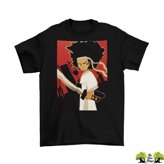 Samurai Jack Boondocks T-Shirt Unisex Adult Funny Sizes Cotton Cartoon TV New
