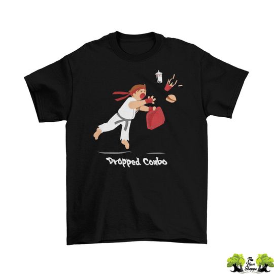 Street Fighter Ryu Ken T-Shirt Unisex Cotton Funny Adult Fighting Game Food New