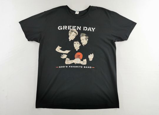 Green Day Shirt Green Day T Shirt Green Day God's Favorite Band Tee T Shirt
