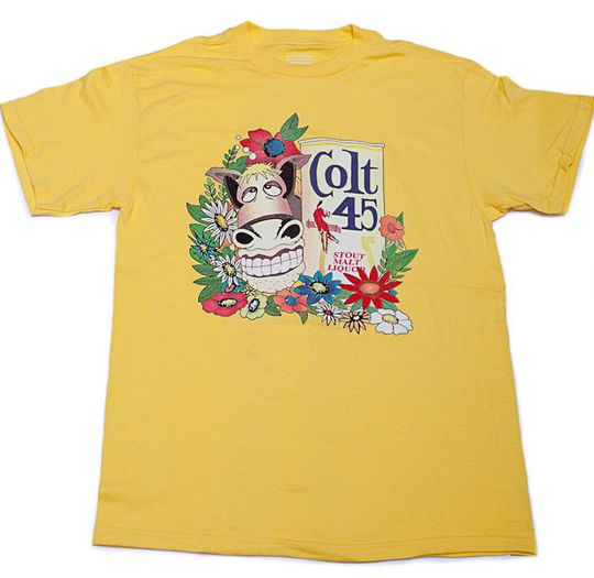 COLT 45 Stout Beer Jeff Spicoli S-3XL Cotton T-Shirt fast times at ridgemont high