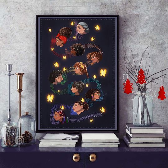 Disney Encanto Un Poster, Disney Madrigal Family Poster, Encanto Movie Poster, Encanto Wall Art
