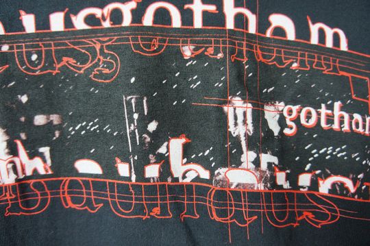Goth Tshirt - 1999 Bauhaus "Gotham"  Concert Tee Shirt