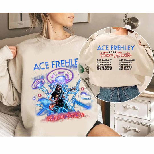 Ace Frehleys 2024 Tour Shirt, Ace Frehley Fan Sweatshirt