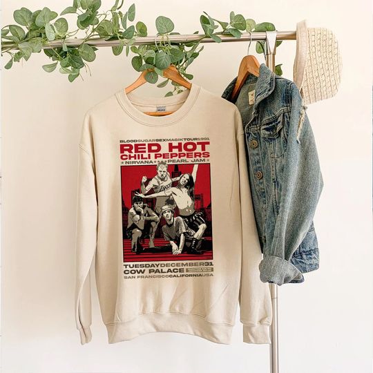Red Hot Chili Peppers Shirt, Chili Peppers Tour 1991 Shirt, 2023 Tour Shirt, RHCP Vintage Shirt