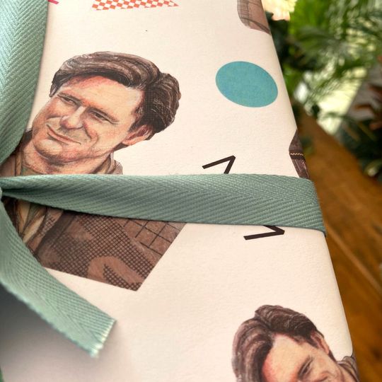 Bill Pullman 90s Rom-Com Nostalgia Gift Wrap