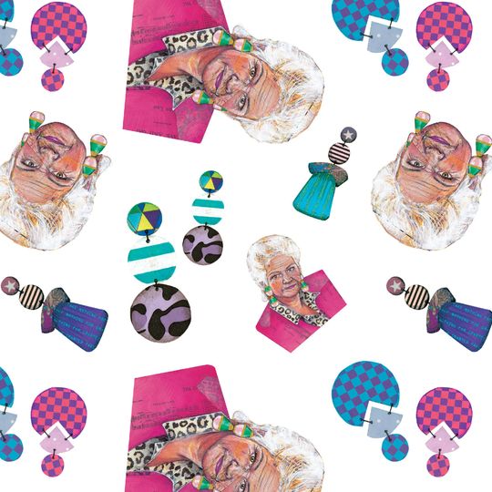 Pat Butcher Wrapping Paper Retro Eastenders Gift Wrap
