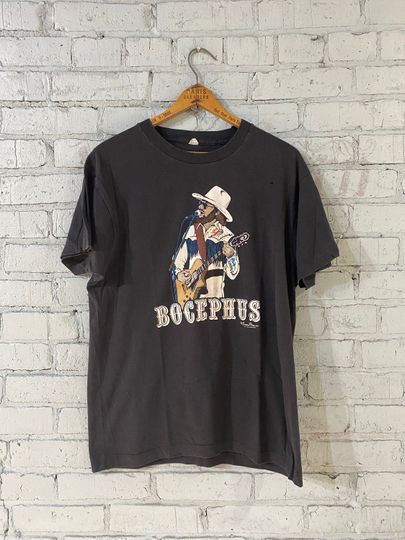 Vintage 1986 Hank Williams Jr Bocephus Rock-A-Billy King T Shirt