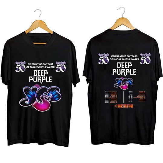 Deep Purple = 1 More Time 2024 Tour Shirt