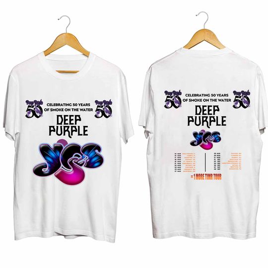 Deep Purple = 1 More Time 2024 Tour Shirt