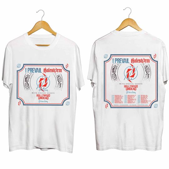 Halestorm and I Prevail 2024 Tour Shirt