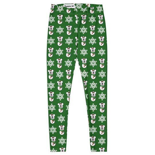 Mickey Snowman Holiday Leggings