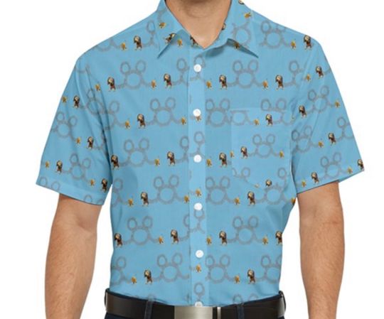 Slinky Dog inspired  Print Button Up Hawaiin Shirt