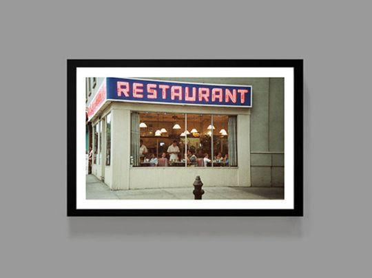 Seinfeld Poster - Seinfeld Restaurant - TV Poster Print, Digital Oil Painting