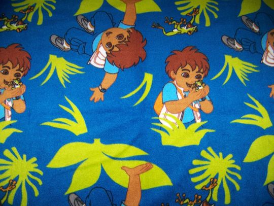 Diego Print Fleece Throw
