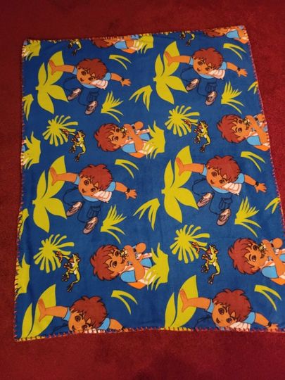 Diego Print Fleece Throw