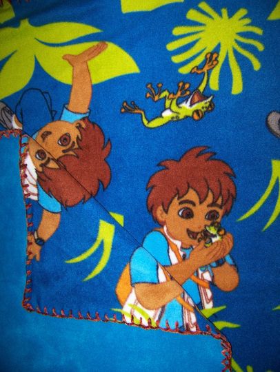 Diego Print Fleece Throw