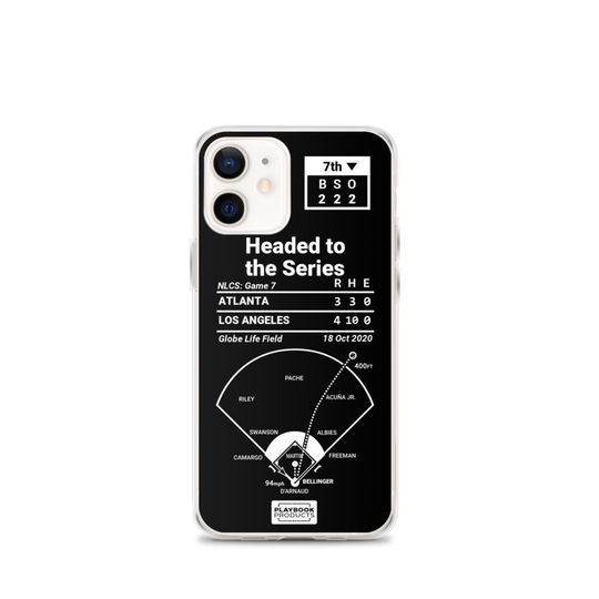 Greatest Dodgers Plays iPhone&nbsp;Case: Headed to the Series (2020)