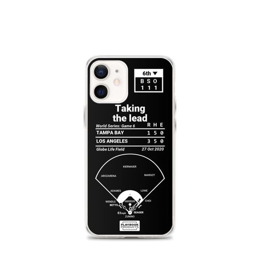 Greatest Dodgers Plays iPhone&nbsp;Case: Taking the lead (2020)