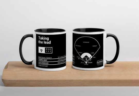 Greatest Dodgers Plays Mug: Taking the lead (2020)