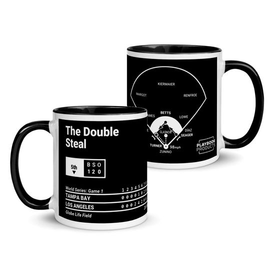 Greatest Dodgers Plays Mug: The Double Steal (2020)