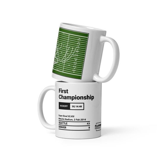 Greatest Seahawks Plays Mug: First Championship