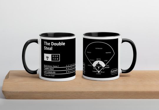 Greatest Dodgers Plays Mug: The Double Steal (2020)