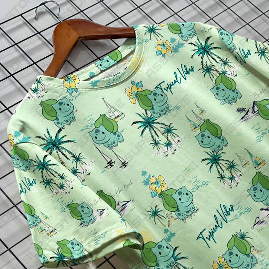 Bulbasaur Green Funny Tshirt Bulbasaur Cute Design Tshirt