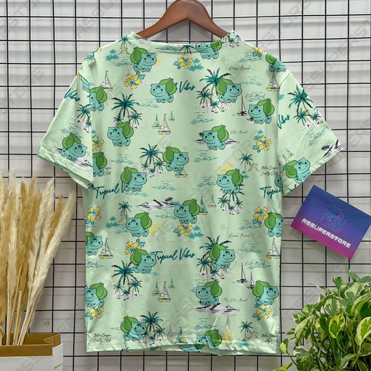 Bulbasaur Green Funny Tshirt Bulbasaur Cute Design Tshirt