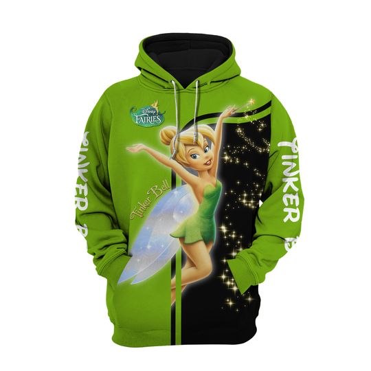 Tinker Bell Hoodie | Tinker Bell Disney 3D Hoodie