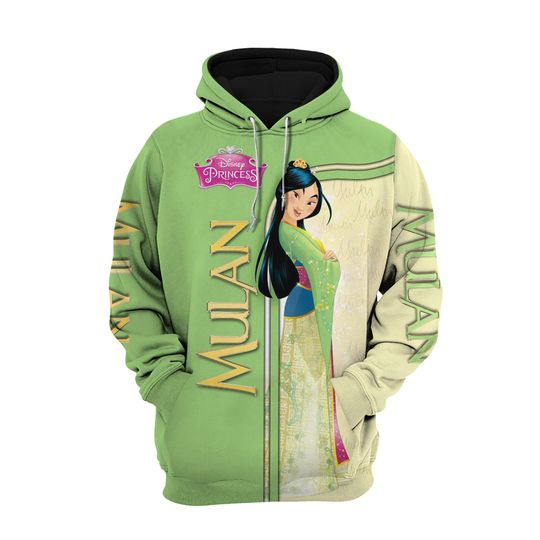 Mulan Princess 3D Hoodie