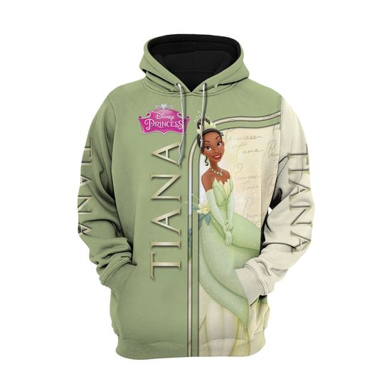 Tiana Disney Princess 3D Hoodie