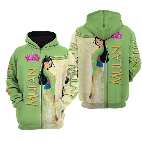 Mulan Princess 3D Hoodie