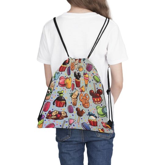 Outdoor Drawstring Bag - Disney Snacks