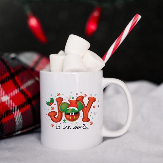 Disney Christmas Mug, Christmas Mickey Mouse Mug, Mickey Cup, Disney Coffee Mug