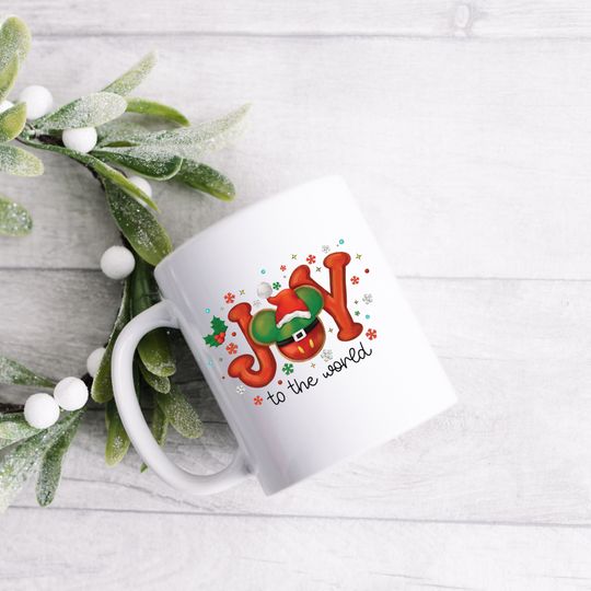 Disney Christmas Mug, Christmas Mickey Mouse Mug, Mickey Cup, Disney Coffee Mug