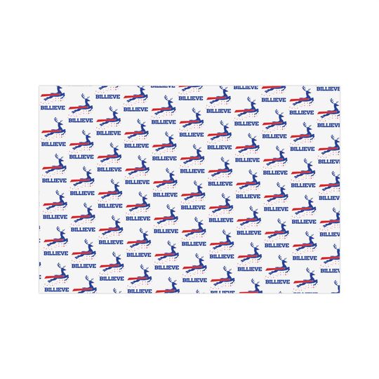 Billieve, Holiday Bills Mafia - Gift Wrapping Paper Rolls for Buffalo Fans