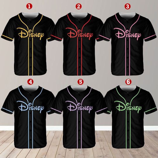 Personalized Disneyy Family Vacation Baseball Jersey, Custom Name Disneyland