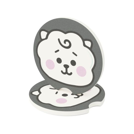 BTS Jin BT21 RJ Soapstone Car Coaster