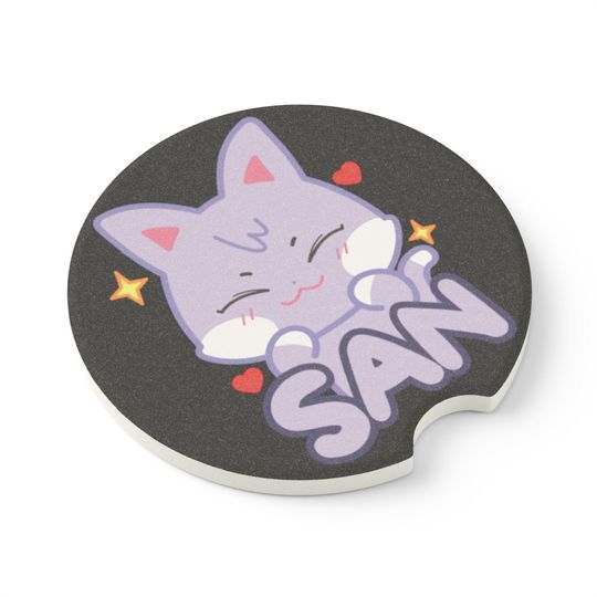 Ateez San Atiny SANdeoki  Soapstone Car Coaster