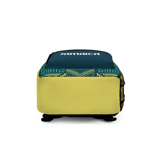 Jamaica National Soccer Team Backpack - Iconic Green, Black, and Gold