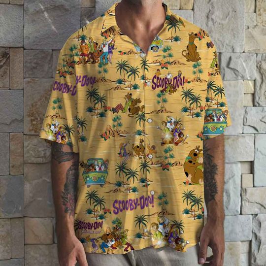 3D Scooby-Doo Tropical Hawaiian Shirt