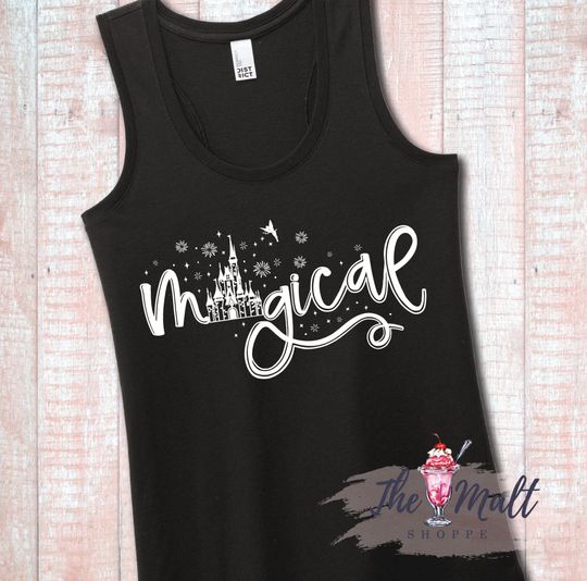 MALT SHOPPE Magical Castle Tinkerbell Disneyland Disney World Tank