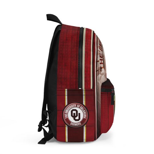 Oklahoma Sooners Football Backpack, College Team Backpack, Game Day Gear, University Merchandise