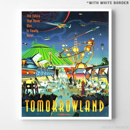 Disney Vintage, Disneyland Vintage, Starport Seven Five, Disney Poster