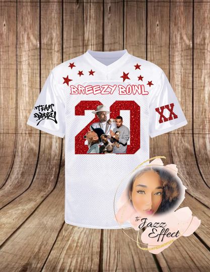 Breezy Bowl Football Jersey Fraud Glitter, Not Bling